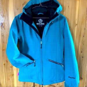 Betty Rides Snowboard Jacket Teal